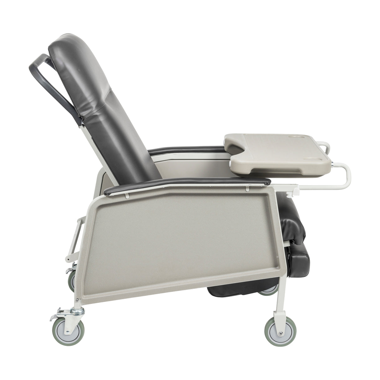 3 Position Heavy Duty Bariatric Geri Chair Recliner, Charcoal - BeHope