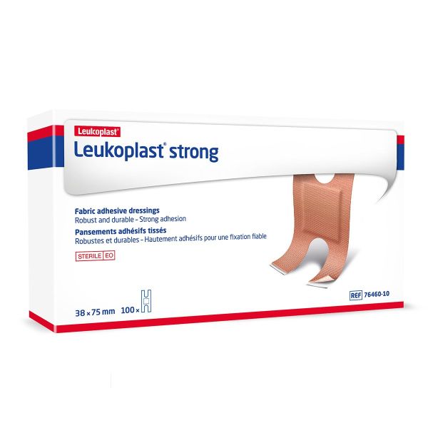 Leukoplast Strong Fabric Adhesive Dressing 3.8 Cm X 7.5 Cm - Behope