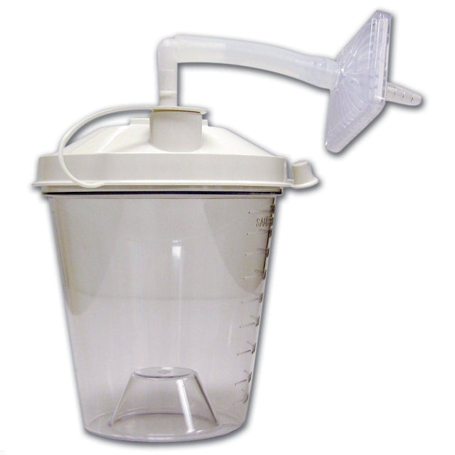 Case Of 12 Disposable Suction Canisters, 800cc - BeHope