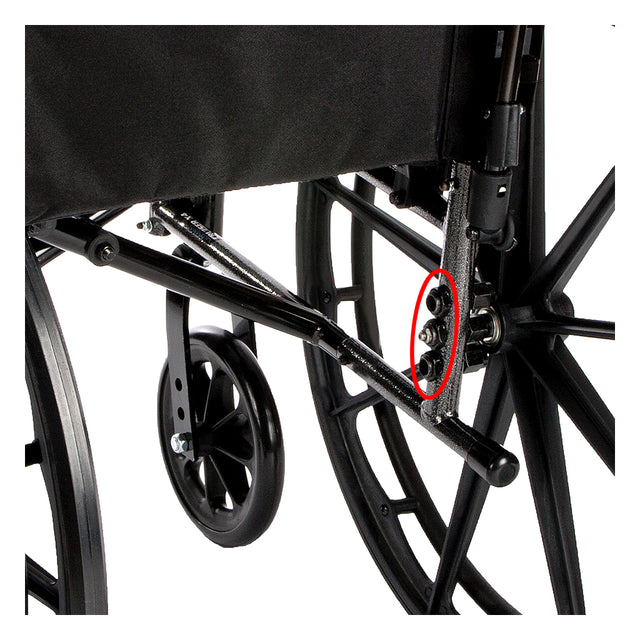 Cruiser X4 Lightweight Dual Axle Wheelchair With Adjustable Detachable Arms, Full Arms, Elevating Leg Rests, 16" Seat - BeHope