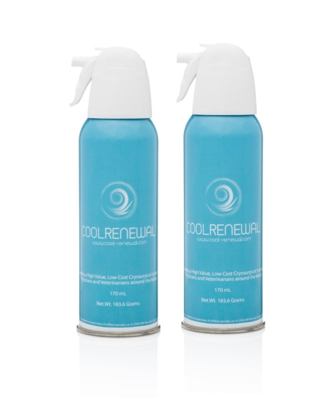 Cool RenewalTM Cryosurgical Replacement Canister Twin Pack, 130 Freezes - BeHope
