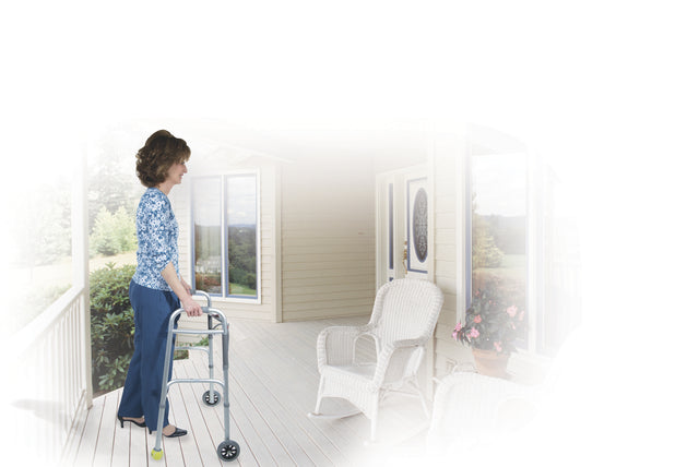 Swivel Lock Walker Wheels, 5" - BeHope