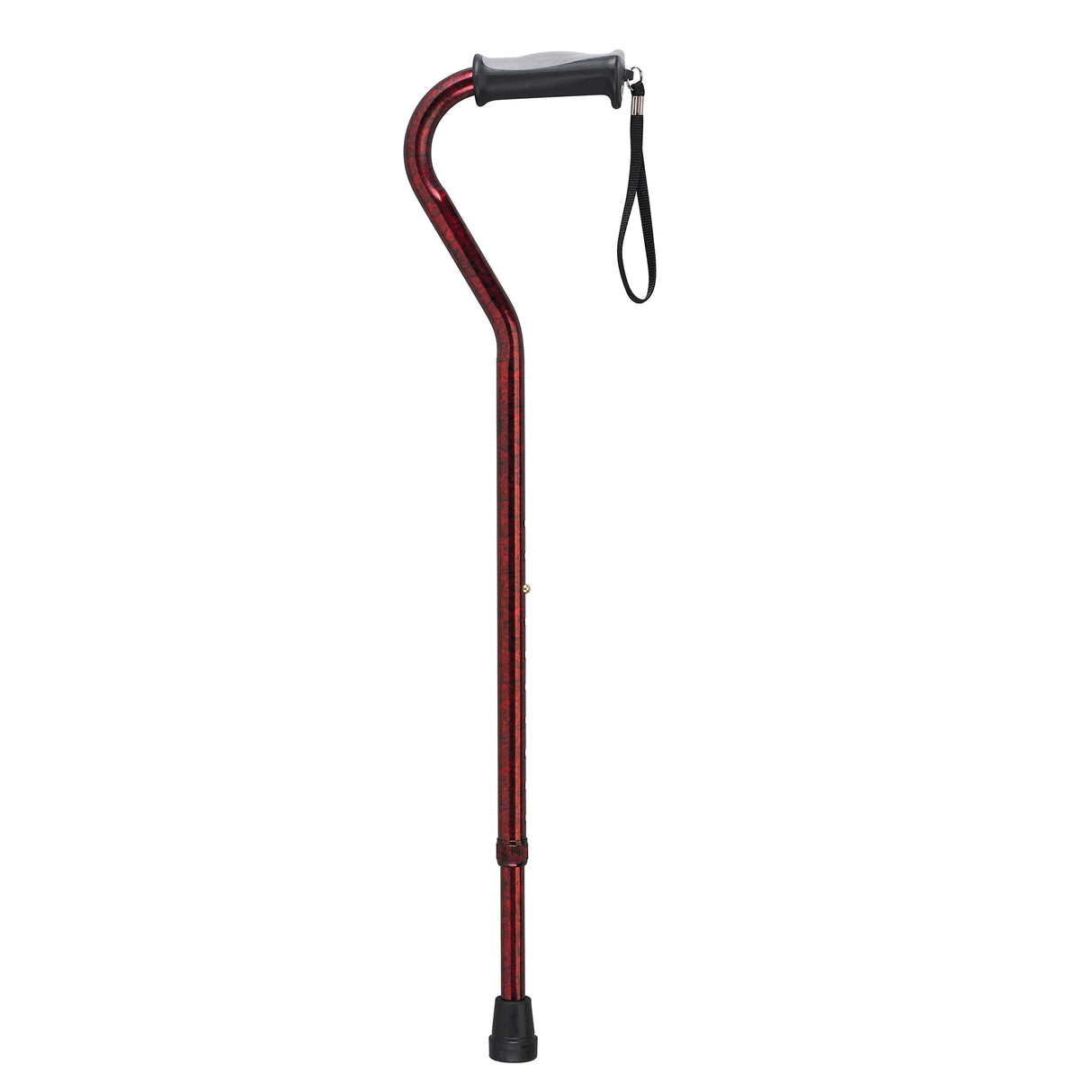 Adjustable Height Offset Handle Cane with Gel Hand Grip - BeHope