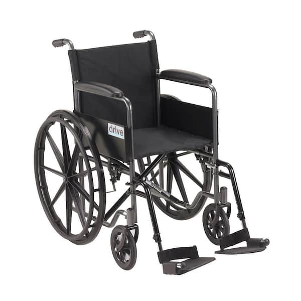 Cruiser Iii Light Weight Wheelchair With Flip Back Removable Arms, Desk Arms, Swing Away Footrests, 20" Seat - BeHope