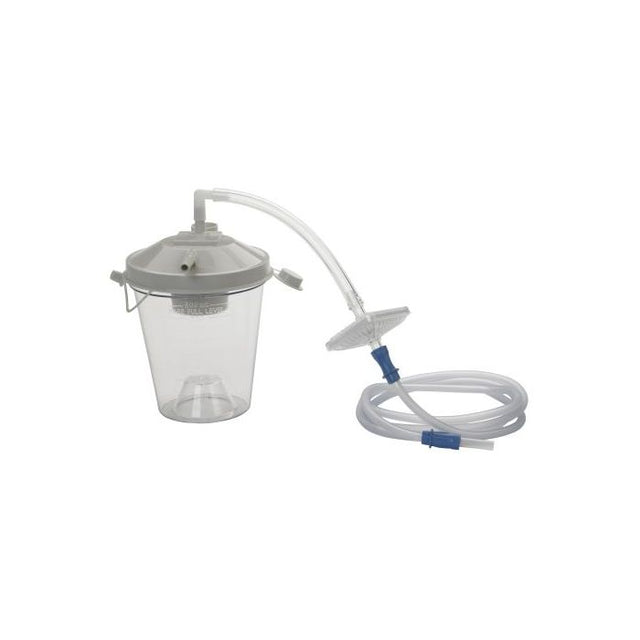 Universal Suction Machine Tubing And Filter Replacement Kit With Canister, Pack Of 1 - BeHope