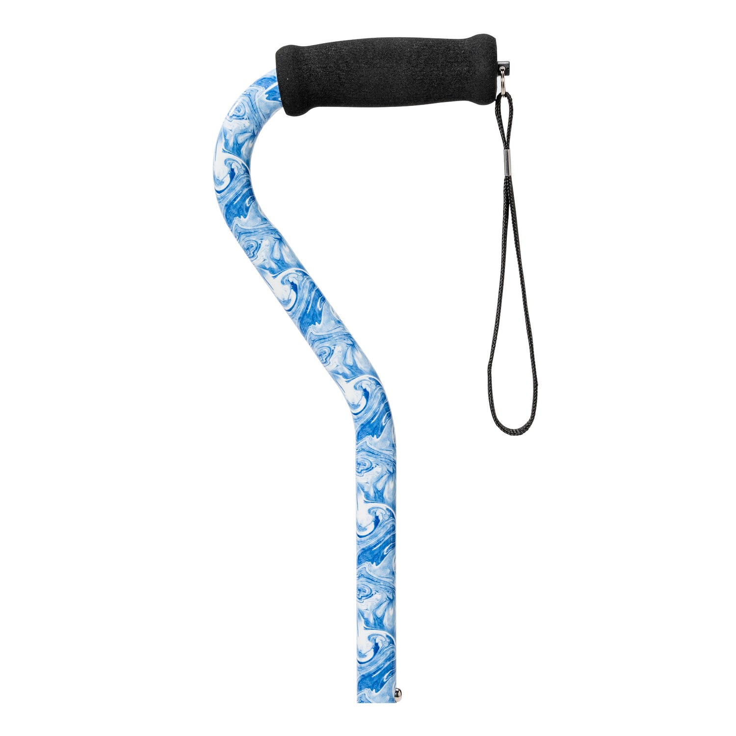 Foam Grip Offset Handle Walking Cane - BeHope