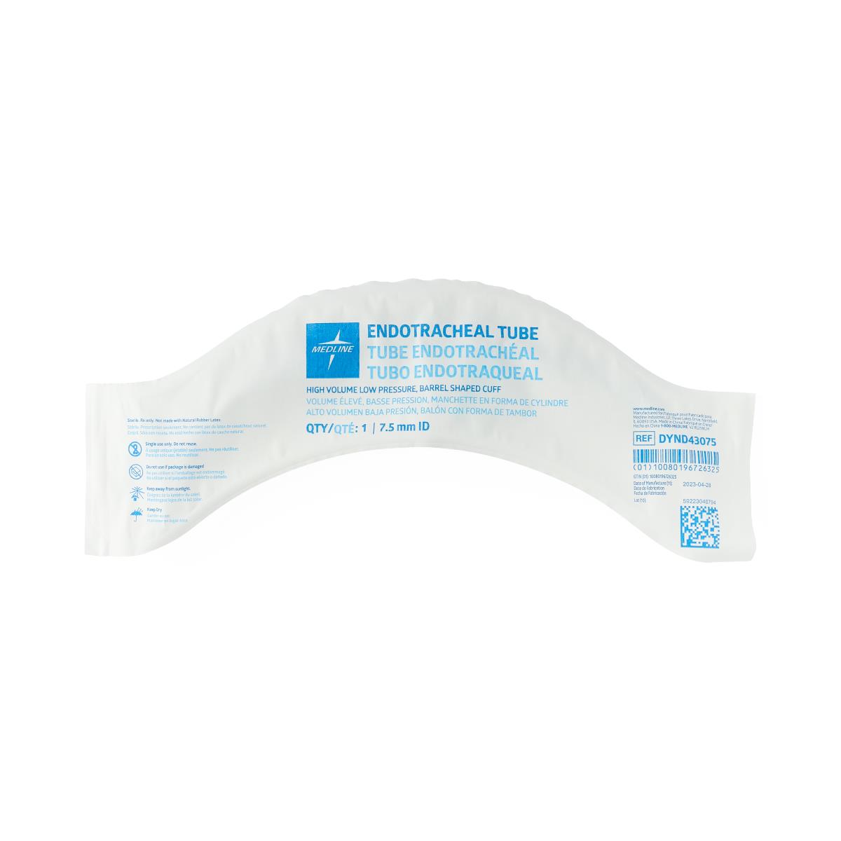 Medline Oral / Nasal Cuffed Endotracheal Tube