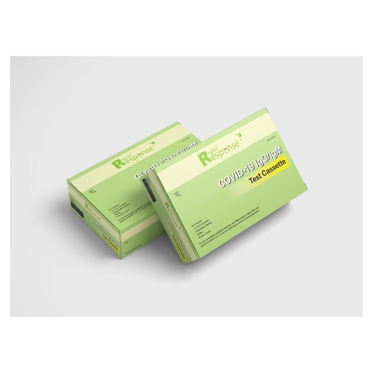 Covid-19 Nasal Swab Rapid 15-minute Viral Antigen Test Kit Box/25 Each - BeHope