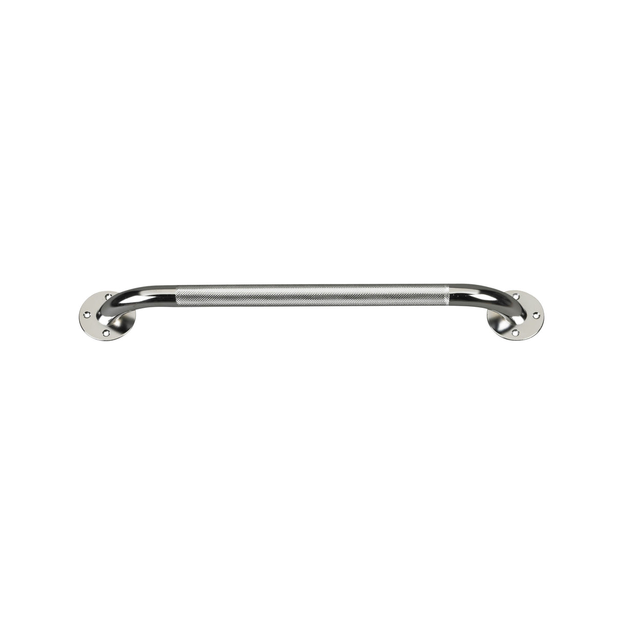 Chrome Knurled Grab Bar, 18" - BeHope
