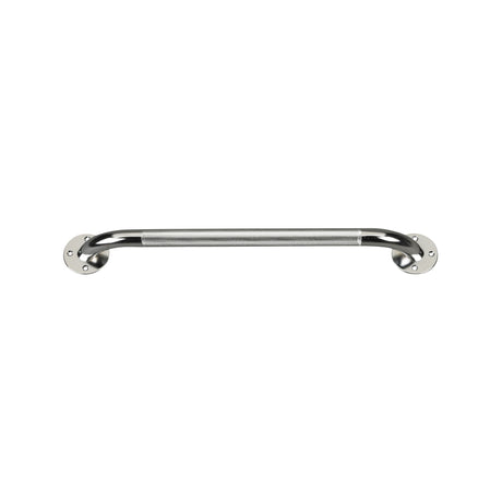 Chrome Knurled Grab Bar, 18" - BeHope
