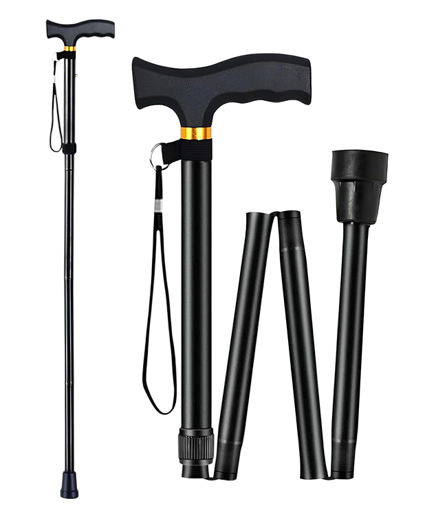 Folding Cane Black