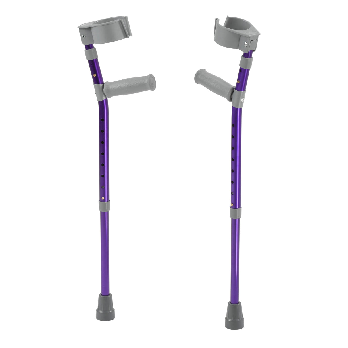 Pediatric Forearm Crutches, Large, Wizard Purple, Pair - Behope - FC300-2GP