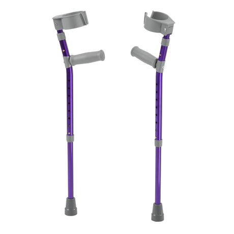 Pediatric Forearm Crutches, Large, Wizard Purple, Pair - Behope - FC300-2GP