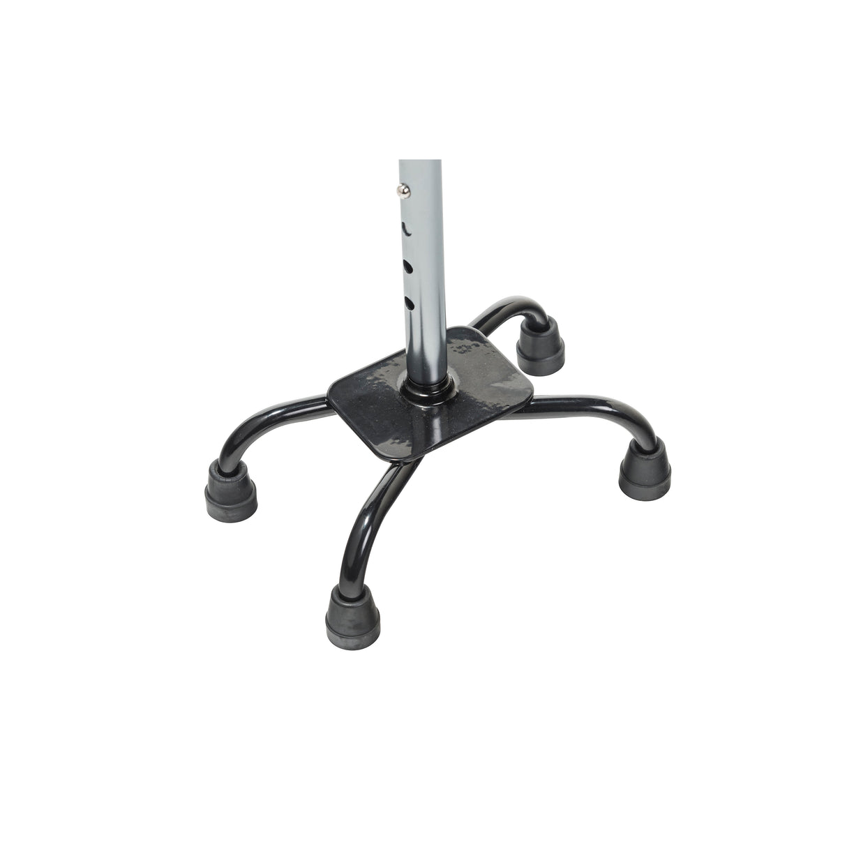Folding Quad Cane, Small Base, Charcoal - BeHope