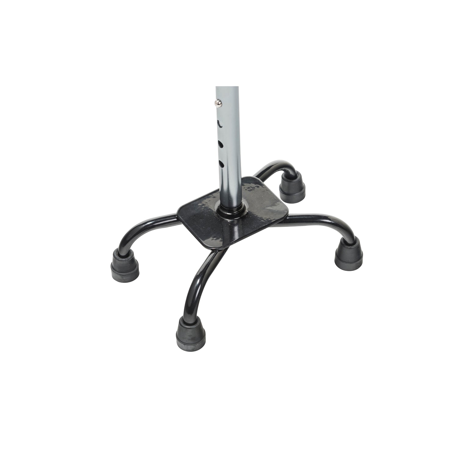 Folding Quad Cane, Small Base, Charcoal - BeHope