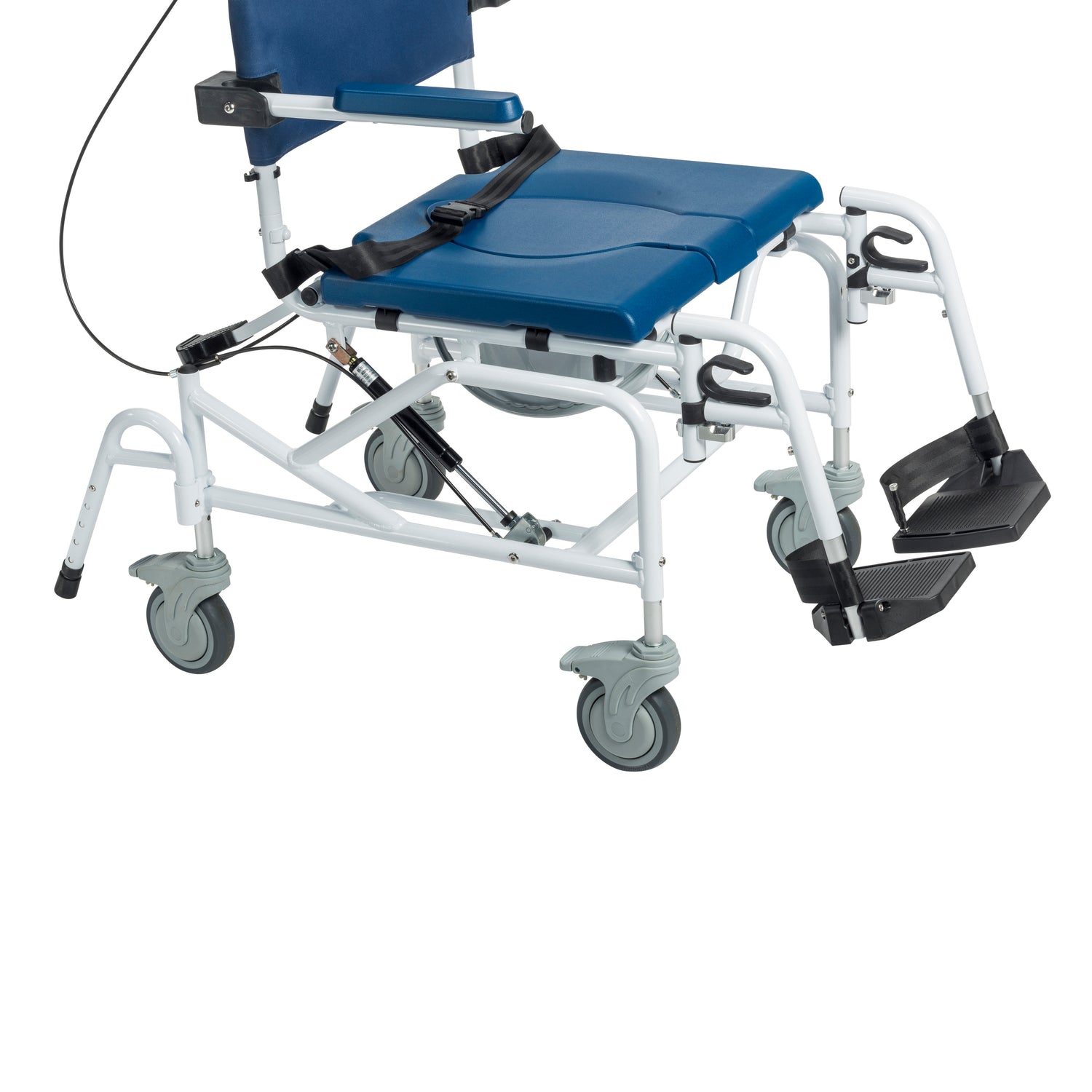 Tilting Aluminum Rehab Shower Chair Commode - BeHope