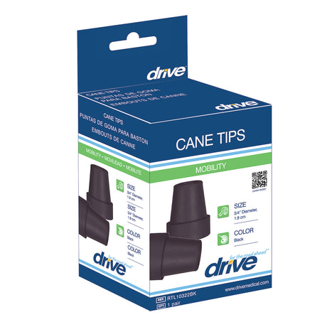Replacement Cane Tip, 3/4" Diameter - BeHope