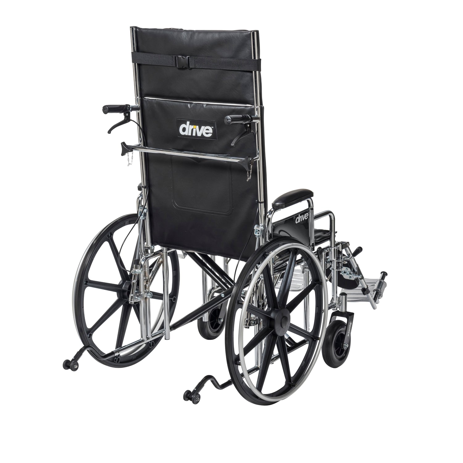 Sentra Reclining Wheelchair, Detachable Desk Arms, 22" Seat - BeHope