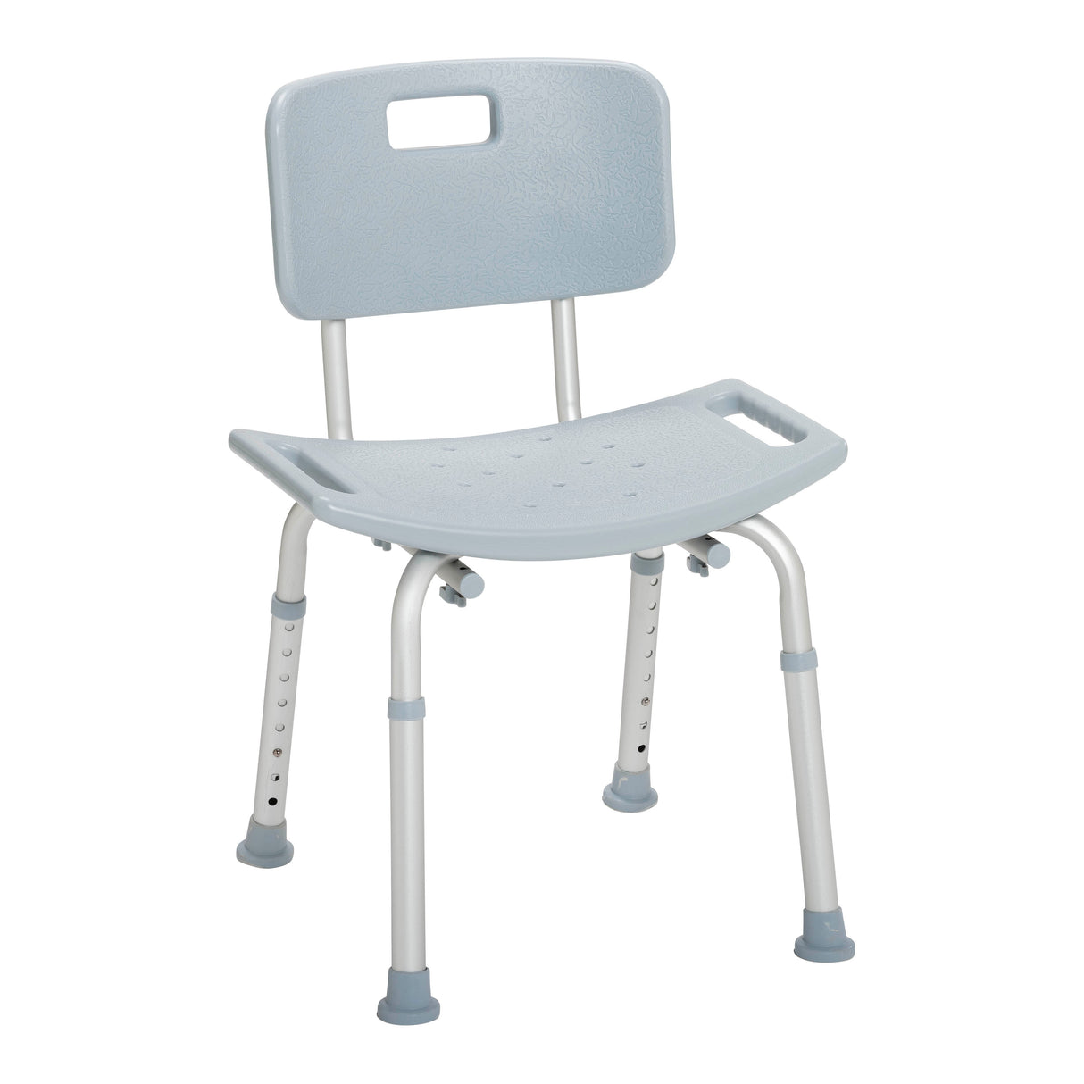 Bathroom Safety Shower Tub Bench Chair with Back, Gray - Behope - RTL12202KDR