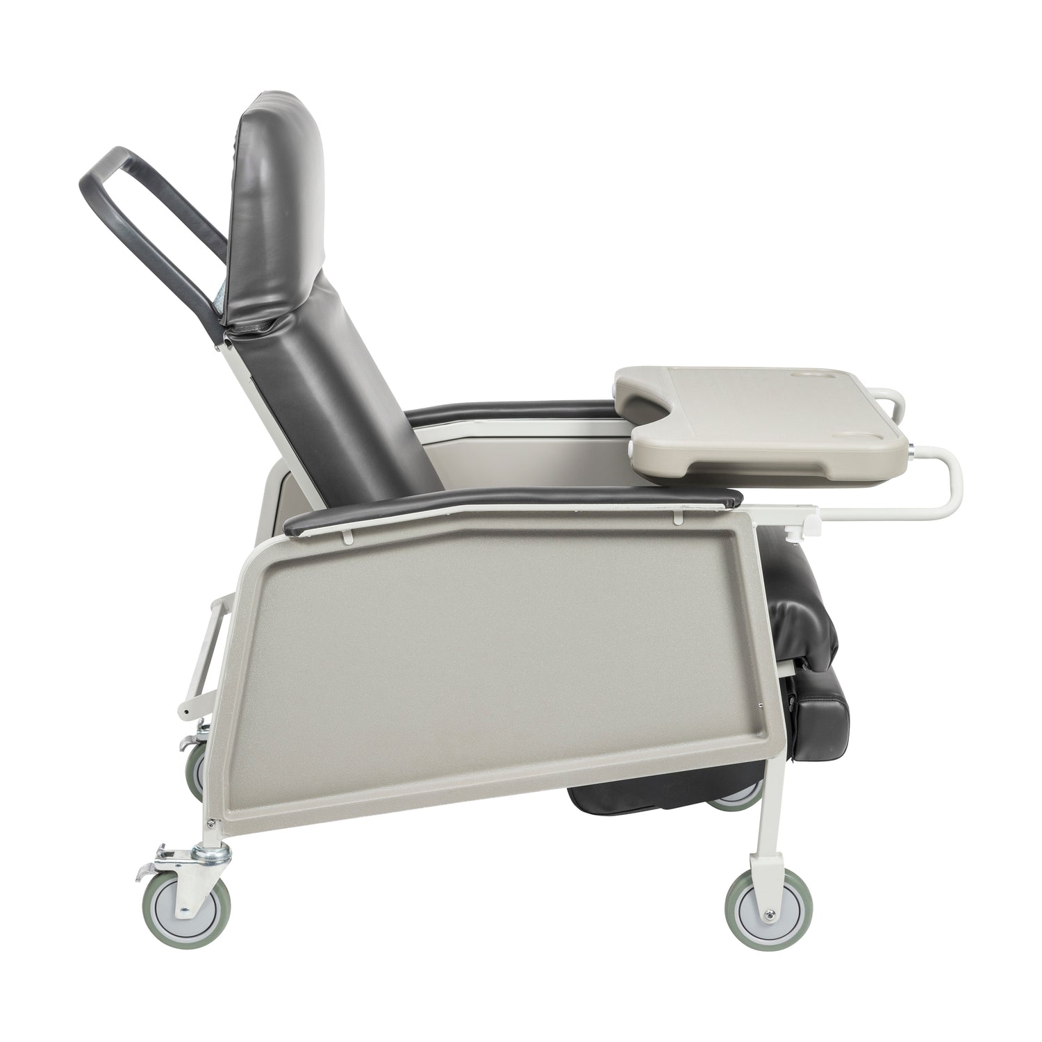 3 Position Heavy Duty Bariatric Geri Chair Recliner, Charcoal - BeHope
