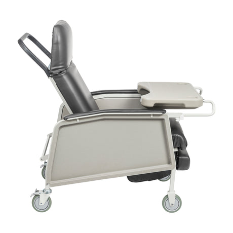 3 Position Heavy Duty Bariatric Geri Chair Recliner, Charcoal - BeHope