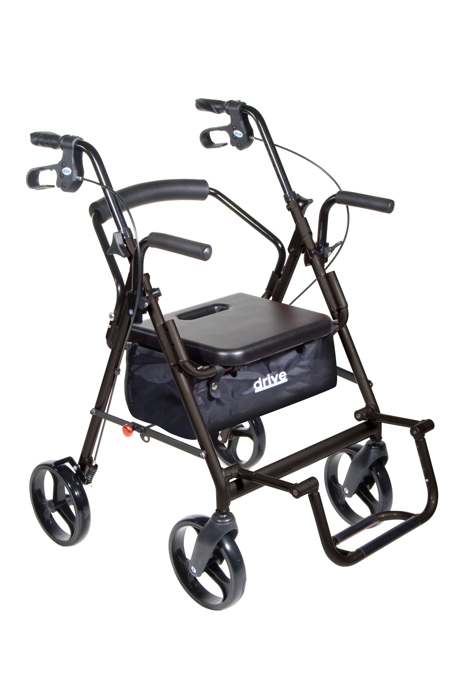 Duet Dual Function Transport Wheelchair Rollator Rolling Walker - BeHope