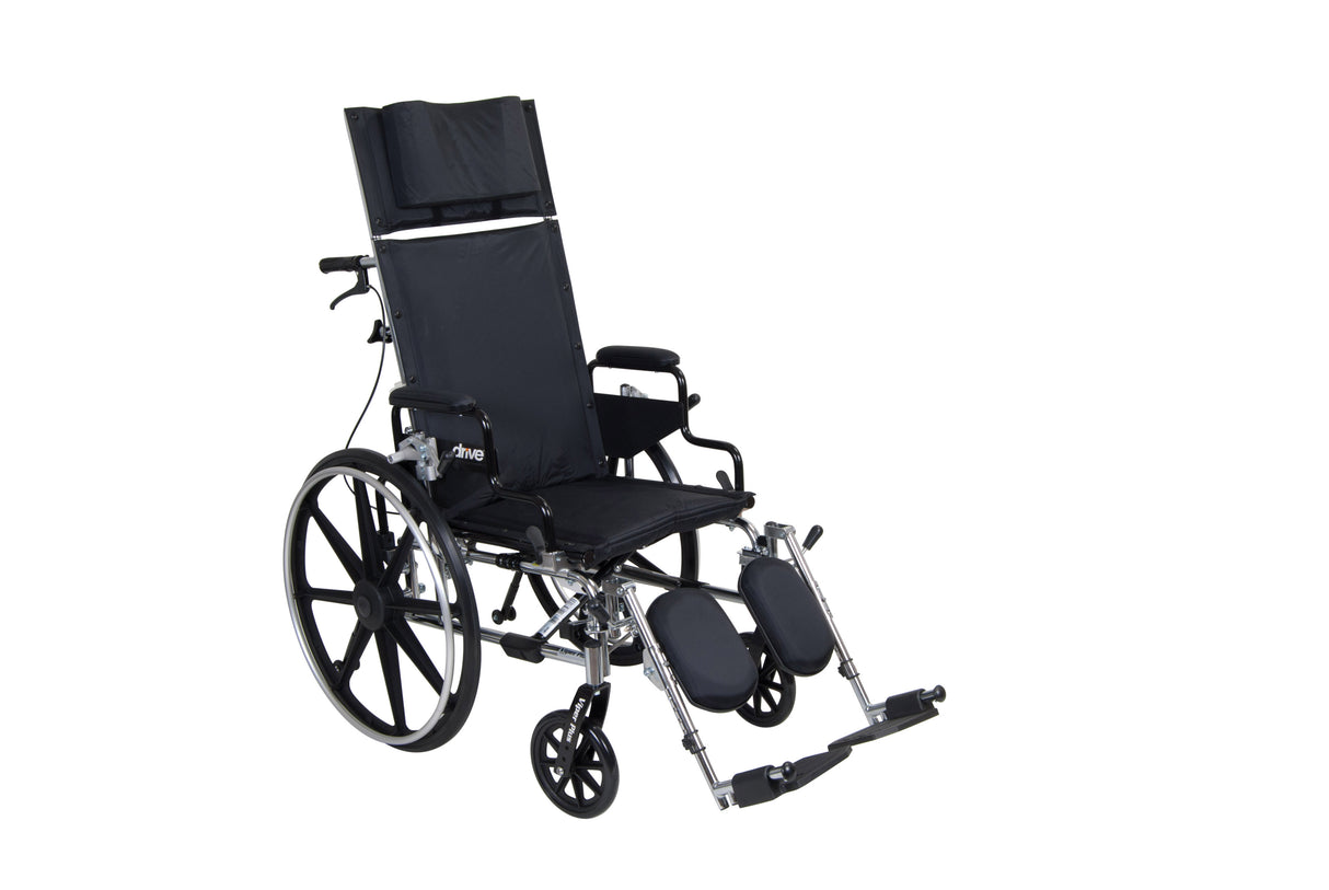 Viper Plus GT Full Reclining Wheelchair, Detachable Desk Arms, 18" Seat - Behope - PLA418RBDDA