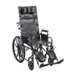 Silver Sport Full-Reclining Wheelchair, Desk Arms, 16" Seat - Behope - SSP16RBDDAV