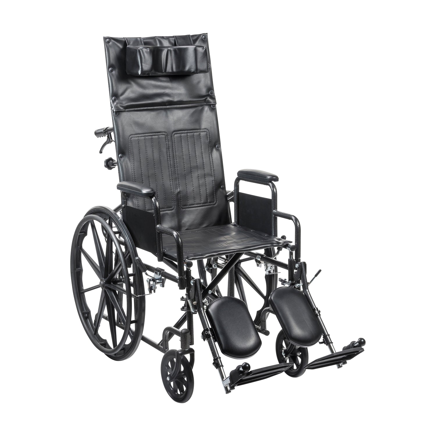 Silver Sport Full-Reclining Wheelchair, Desk Arms, 18" Seat - Behope - SSP18RBDDAV