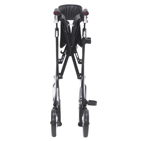 Nitro Elite CF Carbon Fiber Rollator Rolling Walker, Black - BeHope