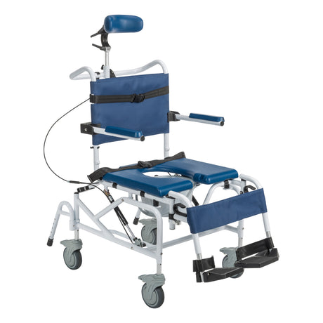 Tilting Aluminum Rehab Shower Chair Commode - BeHope