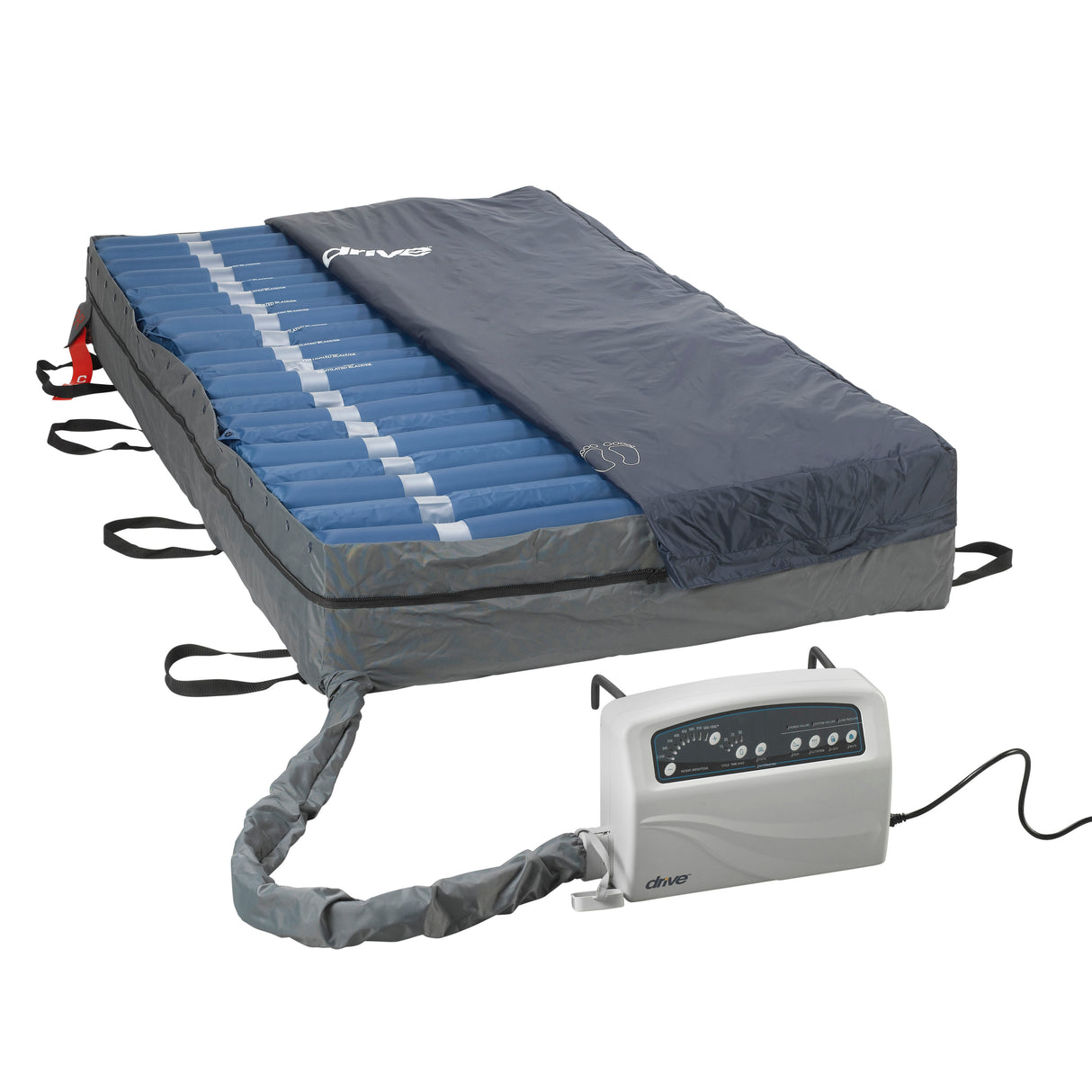 Med Aire Plus Bariatric Low Air Loss Mattress Replacement System, 80" x 54" - BeHope