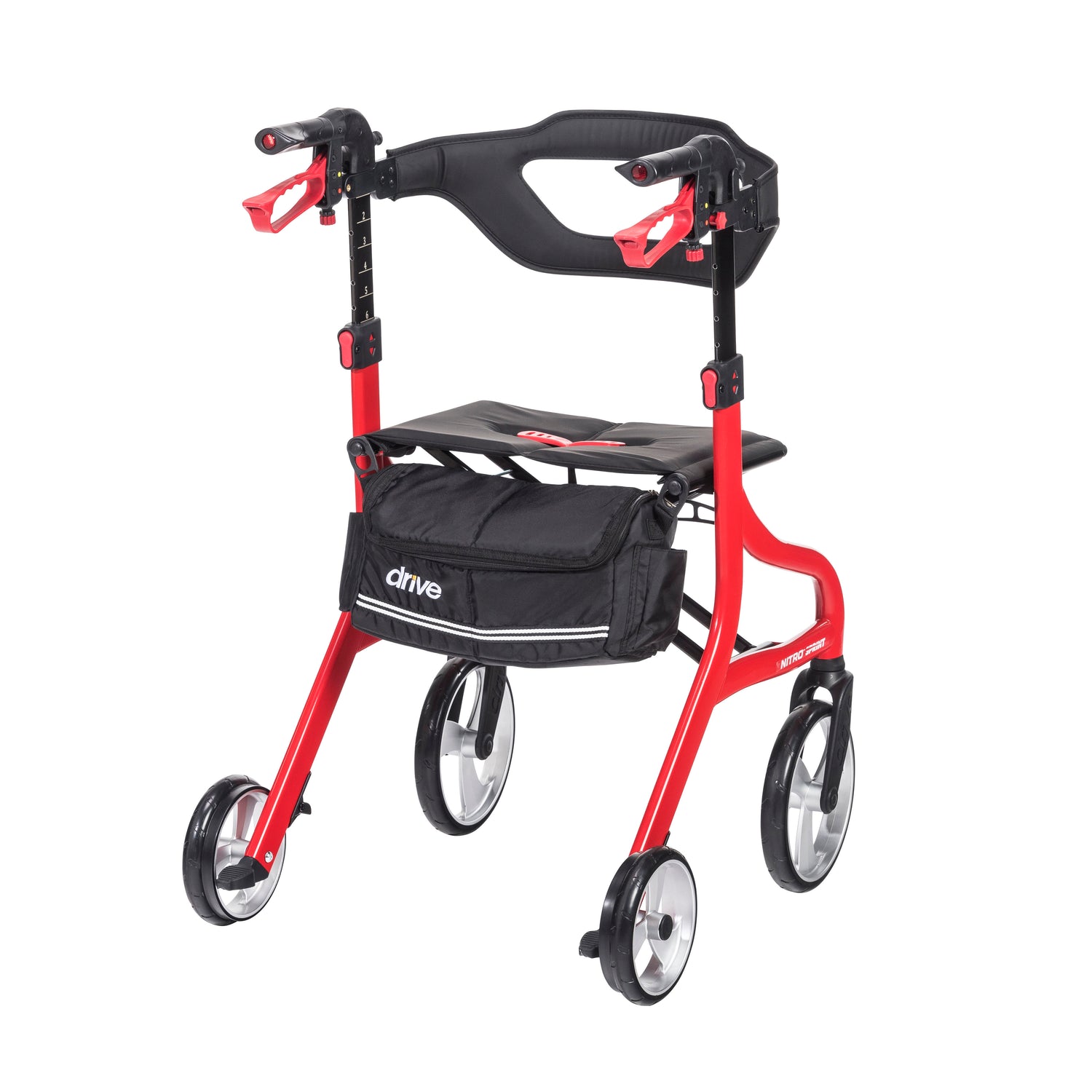 Nitro Sprint Rollator Rolling Walker, Tall - BeHope