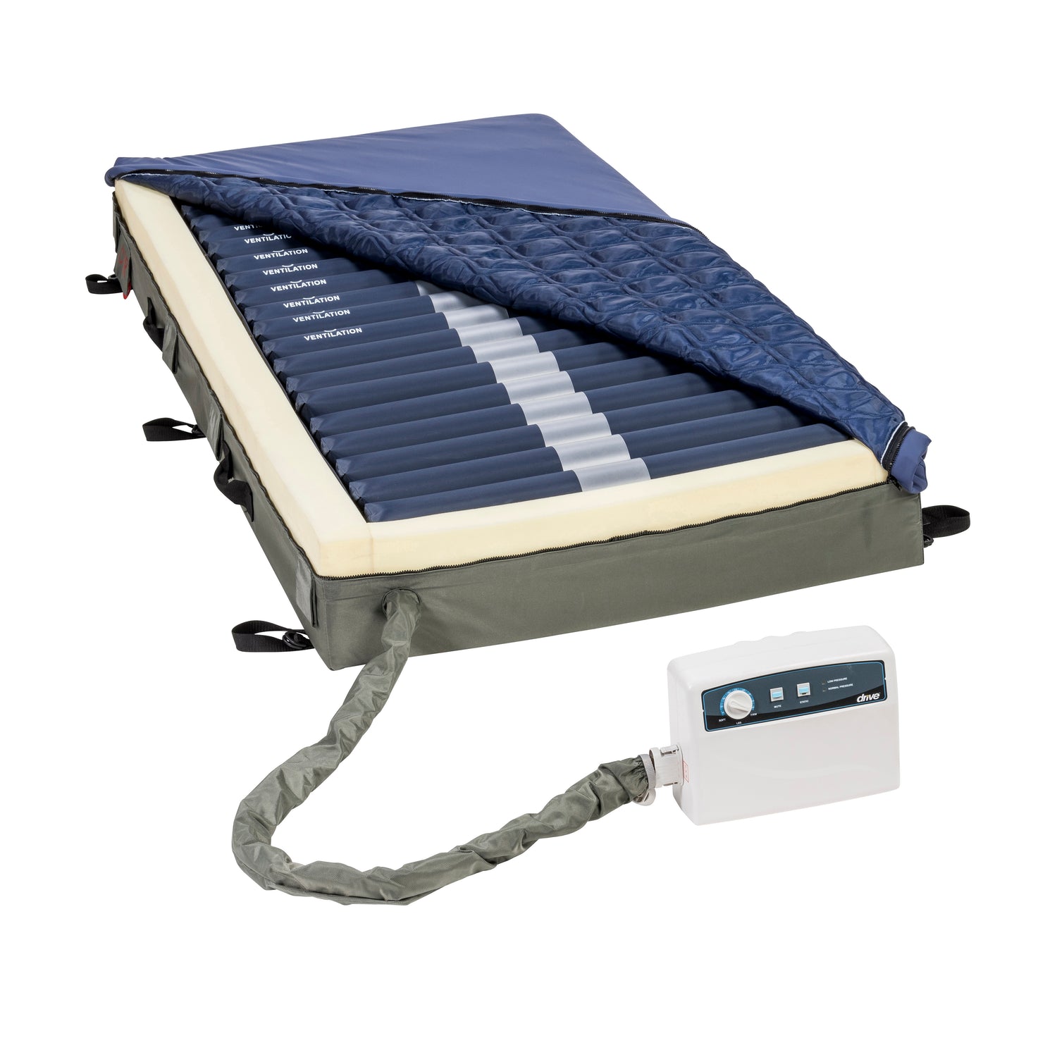 Med-Aire Edge Alternating Pressure & Low Air Loss Mattress Replacement System - BeHope