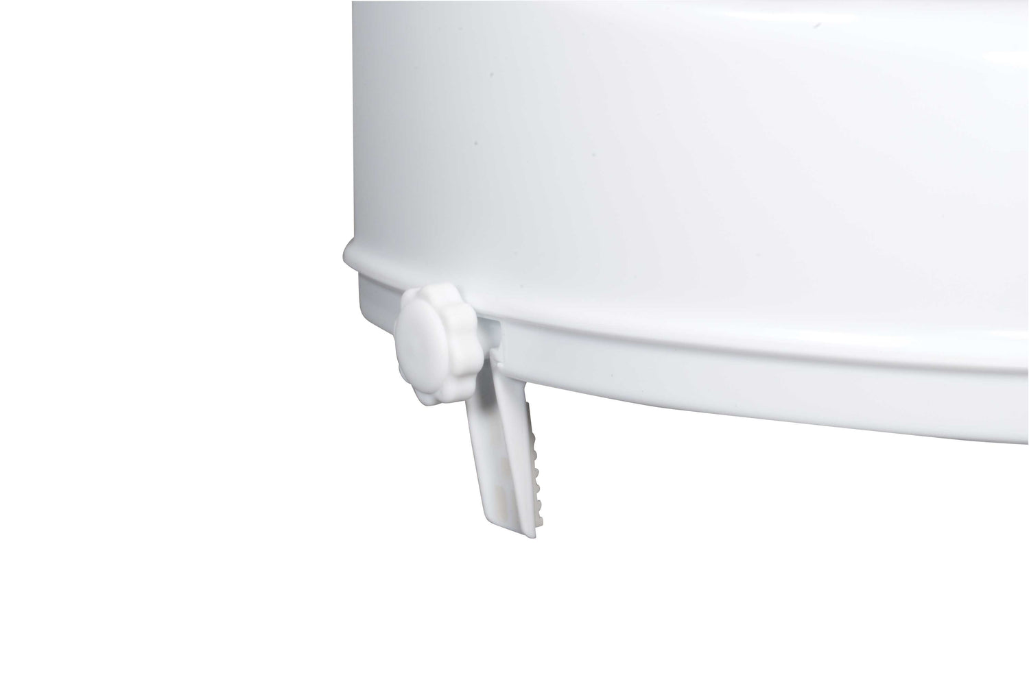 Raised Toilet Seat with Lock and Lid, Standard Seat - BeHope