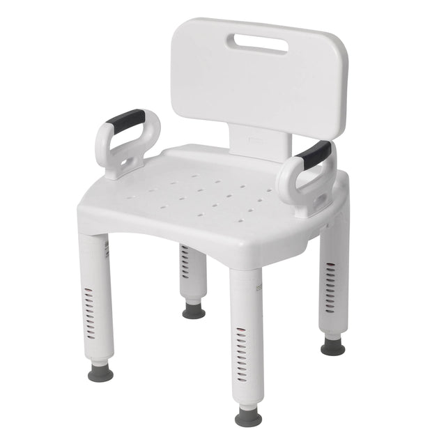 Premium Series Shower Chair With Back And Arms - BeHope