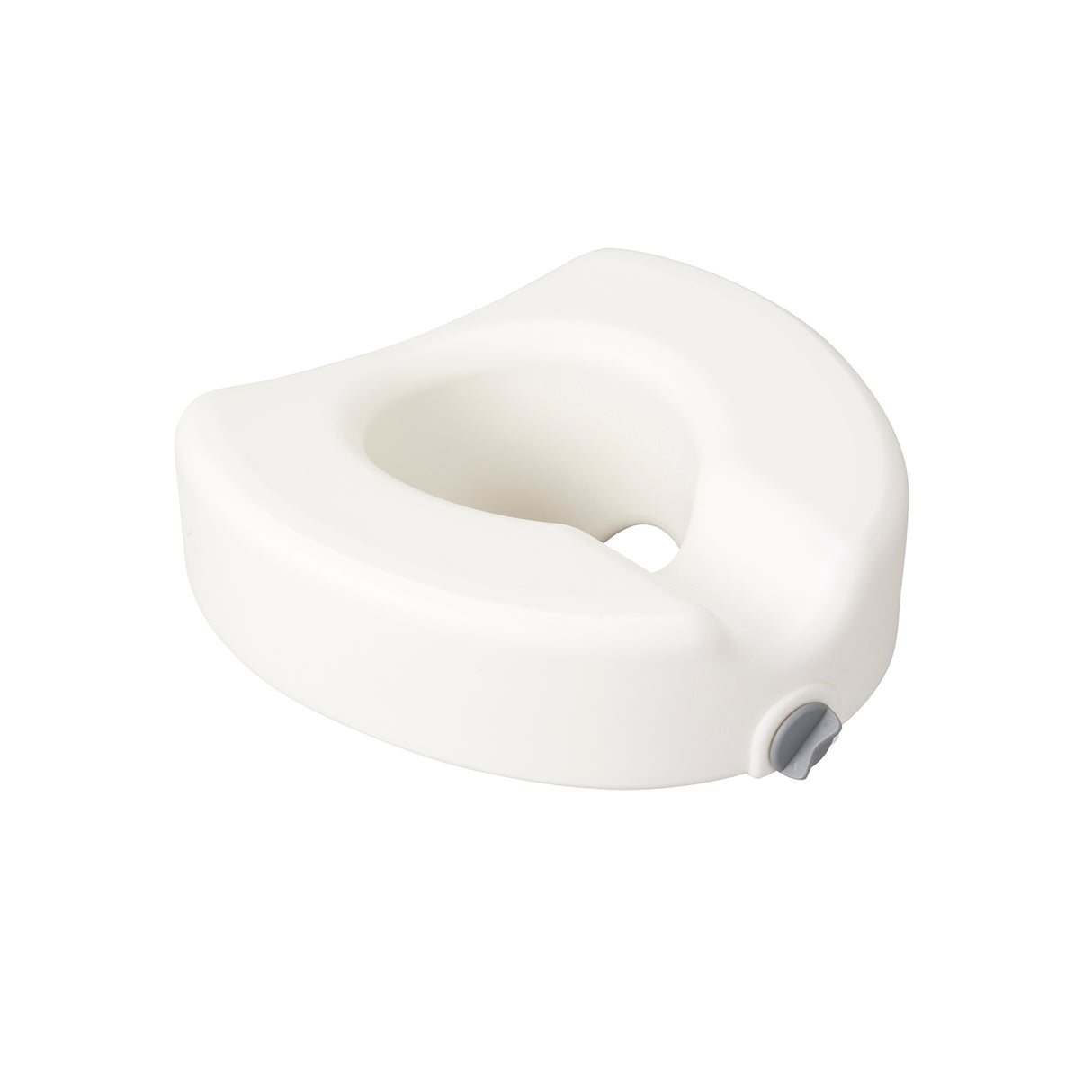 Premium Plastic Raised Toilet Seat with Lock, Elongated - BeHope