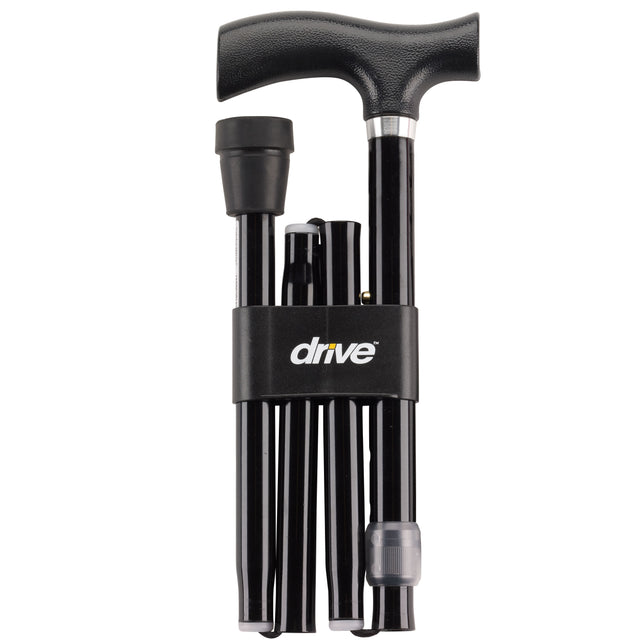 Heavy Duty Folding Cane Lightweight Adjustable With T Handle - BeHope