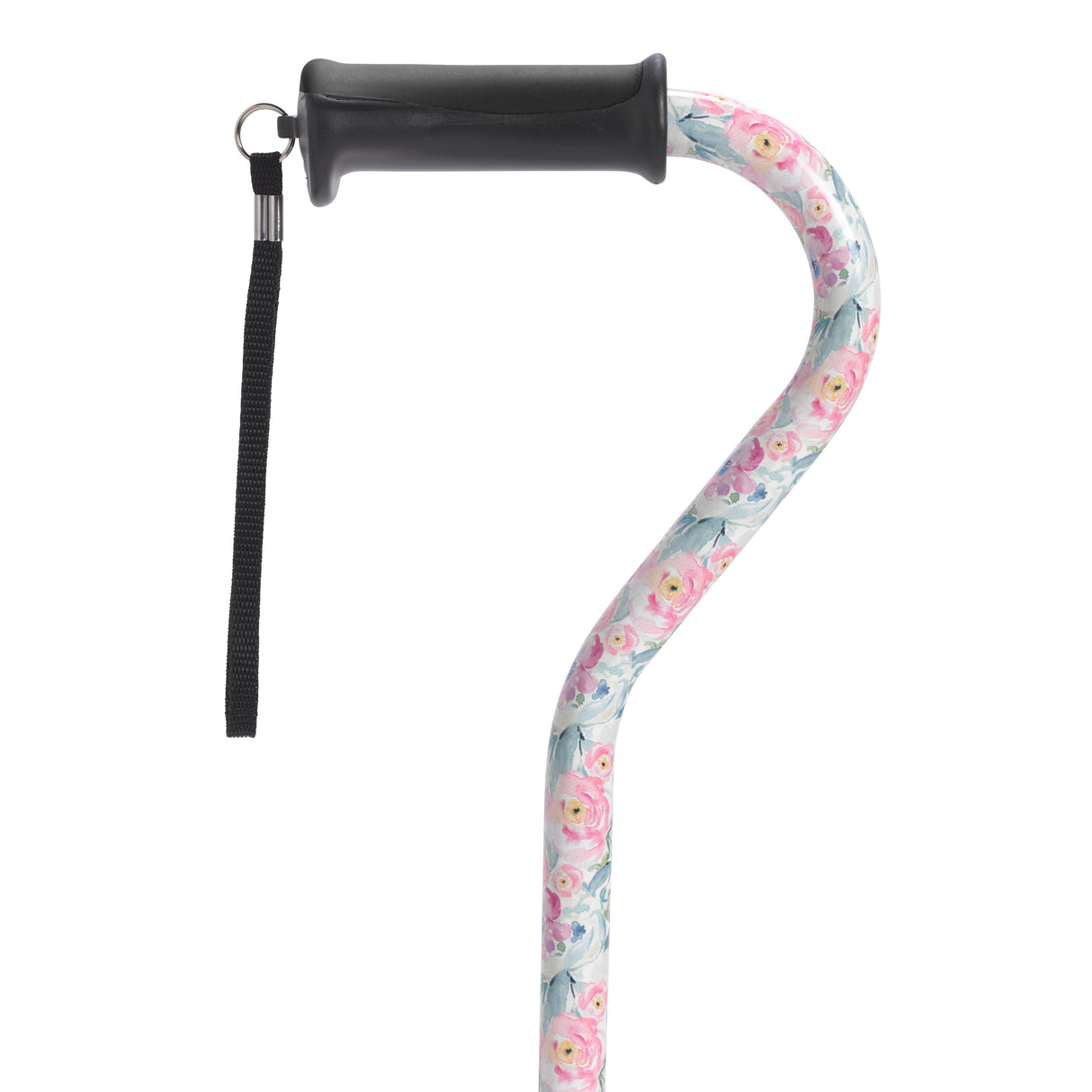Adjustable Height Offset Handle Cane with Gel Hand Grip - BeHope