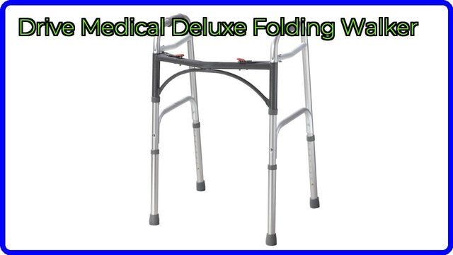 Deluxe Two Button Folding Walker - BeHope