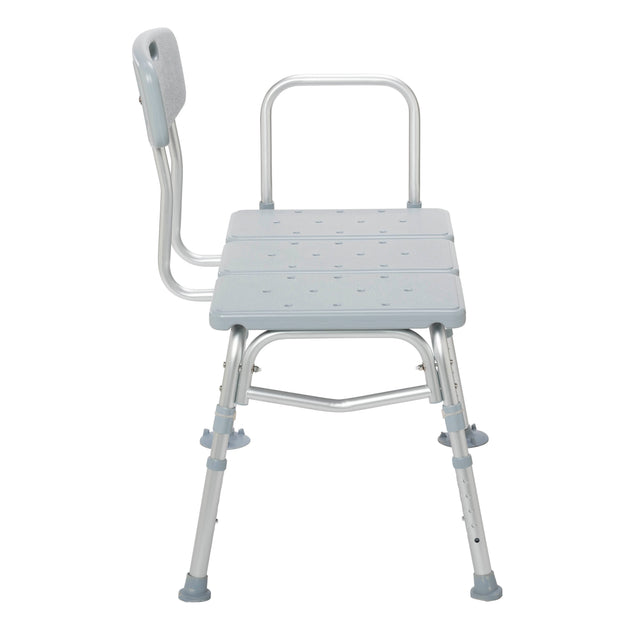 Plastic Tub Transfer Bench With Adjustable Backrest - BeHope