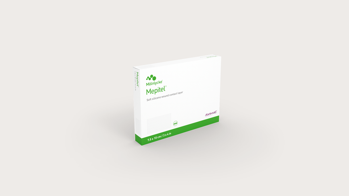 Mepitel Adherent Dressing, Size 5cm X 7.5cm - BeHope