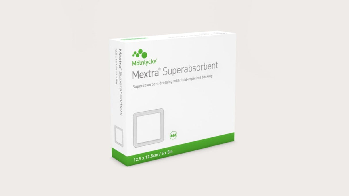 Mextra Super Absorbent Dressing 15 X 20 Cm (6in X 8 In) Outer Dimension 17.5 X 22.5cm (7x9in) - BeHope