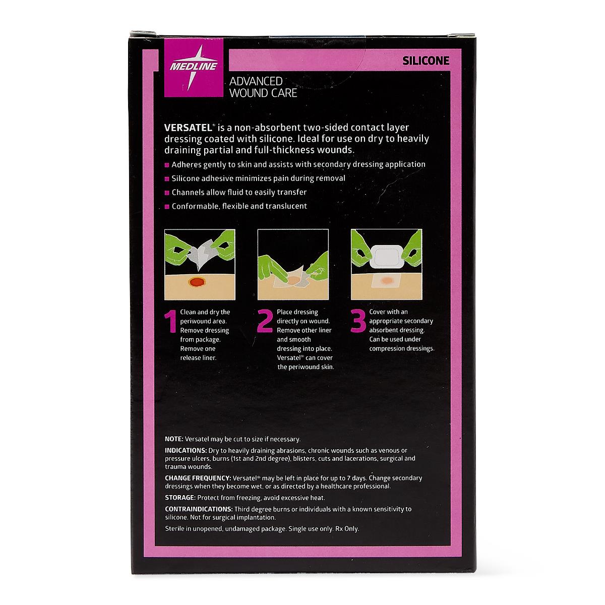 Versatel Silicone Contact Layer Dressing - BeHope