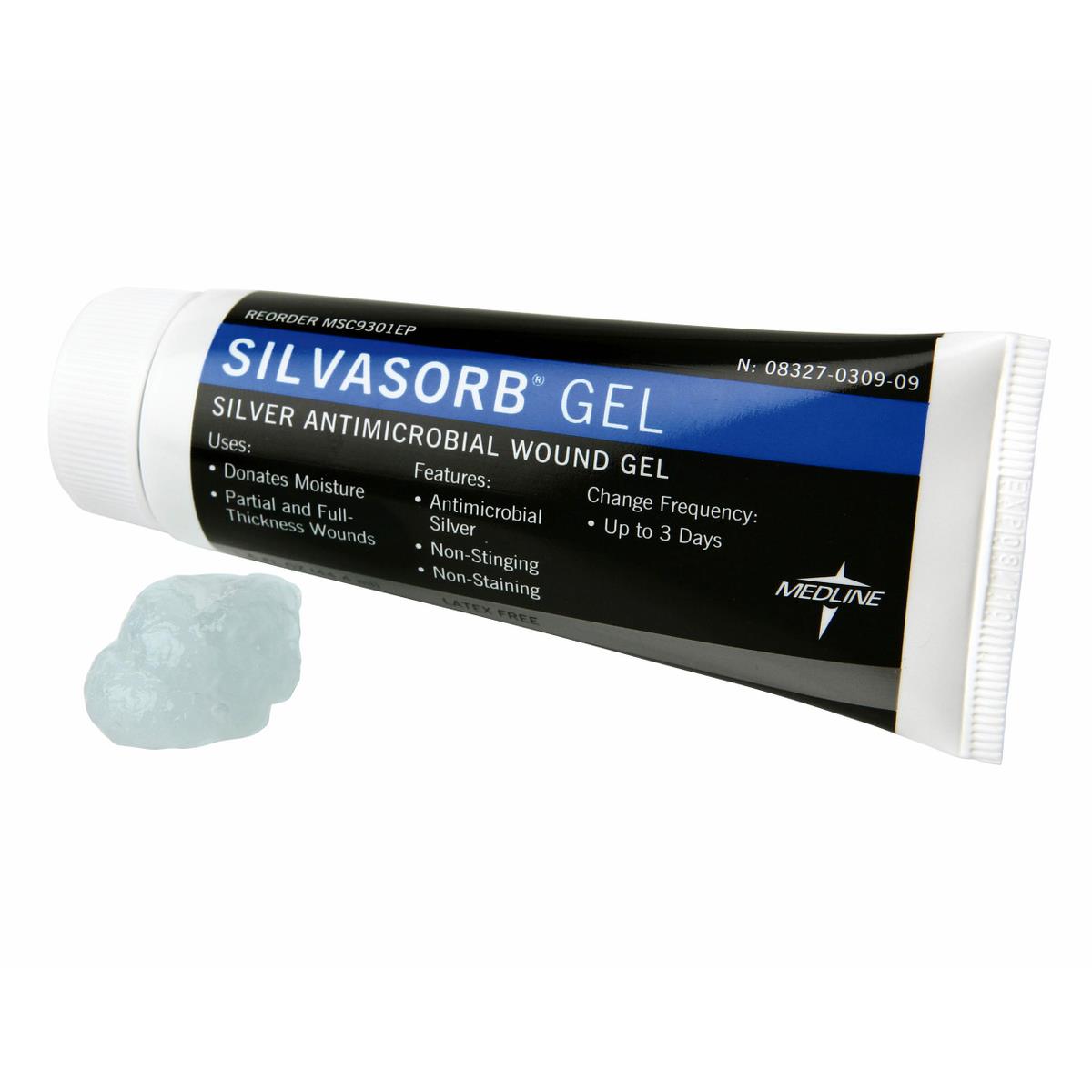 Silvasorb Anitmicrobial Wound Gel 236ml Tube Case/6 Each - BeHope