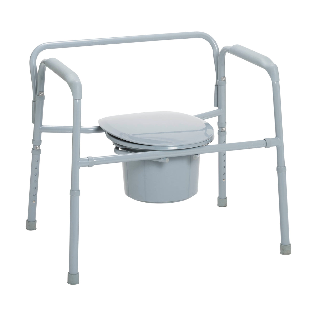 Heavy Duty Bariatric Folding Bedside Commode Chair - BeHope