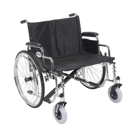 Sentra EC Heavy Duty Extra Wide Wheelchair, Detachable Desk Arms, 26" Seat - BeHope