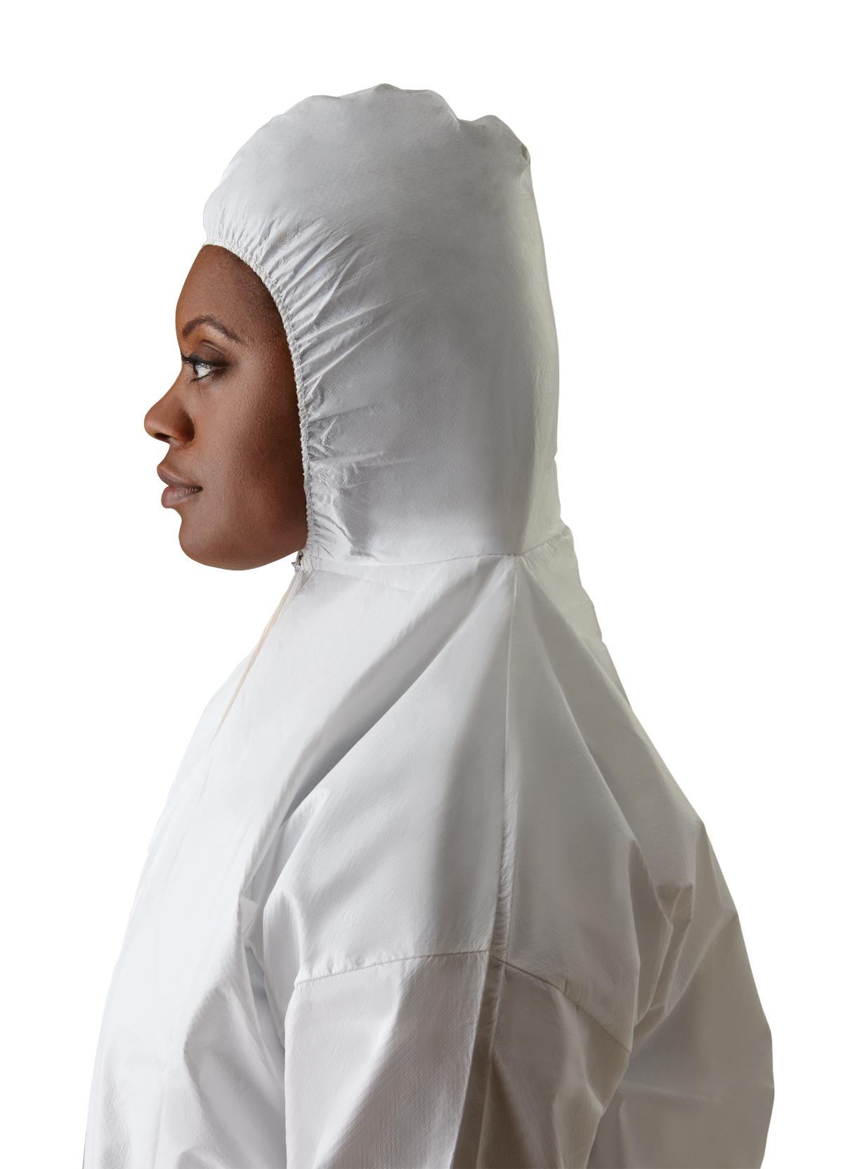 Static-Dissipative Microporous Breathable Coverall with Hood and Boots - BeHope