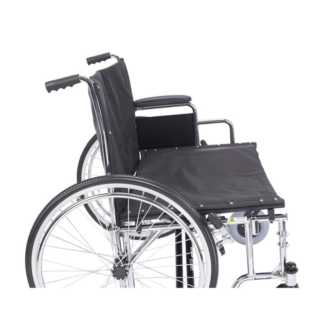 Sentra Ec Heavy Duty Extra Wide Wheelchair, Detachable Full Arms - BeHope