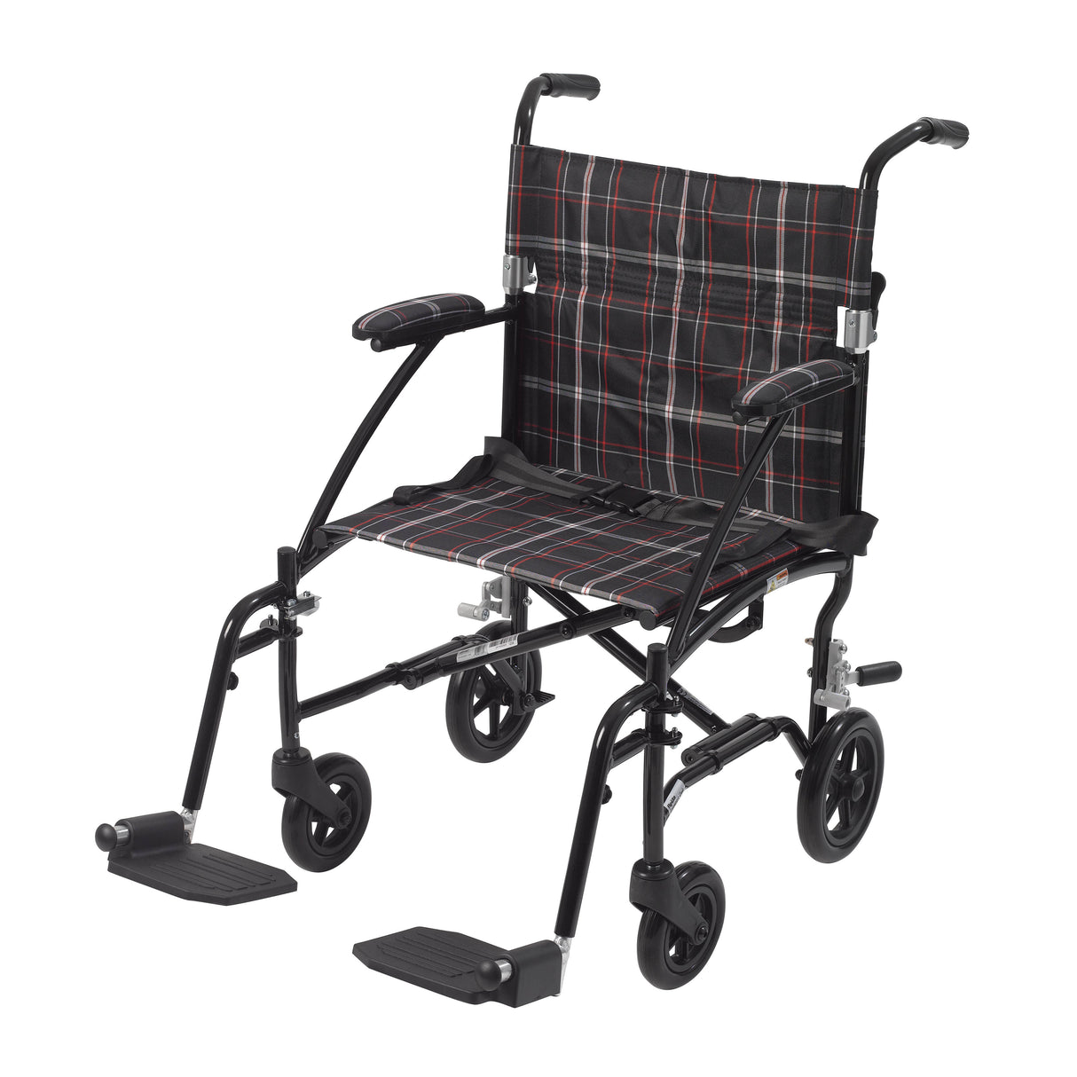 Fly Lite Ultra Lightweight Transport Wheelchair, Black - Behope - DFL19-BLK